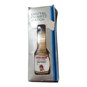 Vintage Pete Rose Digital Watch Cincinnati Reds Baseball